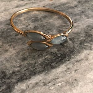 Light Blue & Gold Bracelet